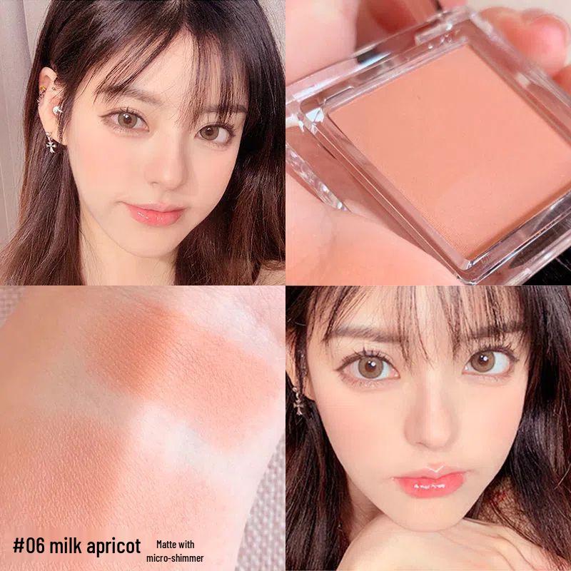 Monochrome Blush & Highlight Cream – Purple, Blue, Peach Matte
