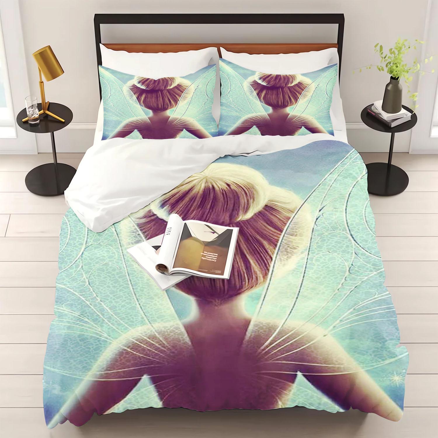

Comforter Tinker Bell Cartoon Kids Bedding Lightning Boy S Bedclothes Gift Soft Comforter For Children Comforter (quilt)-EU Single(135*200cm)3pcs