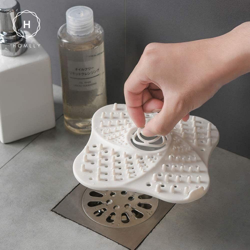 Homlly Hair Catcher Shower Drain Cover (X4 PCS)