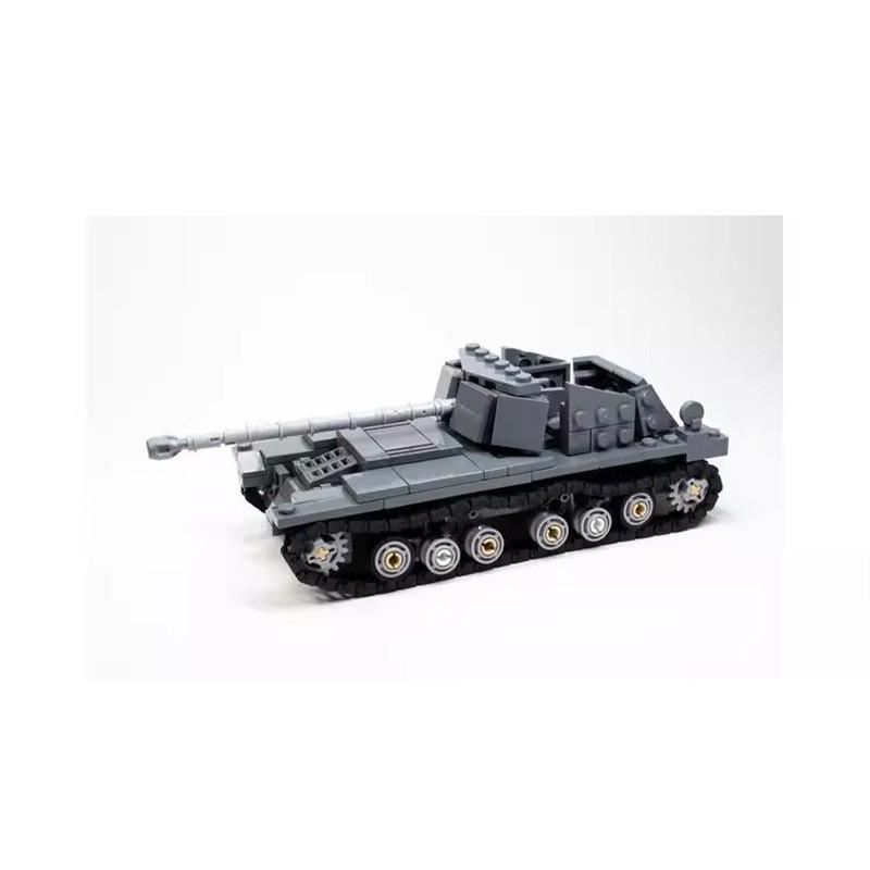 WW2 Military Series Archer Self-Propelled Anti-Tank Light Tank Building Blocks Educational Toys Children's Day Gifts Diy Models