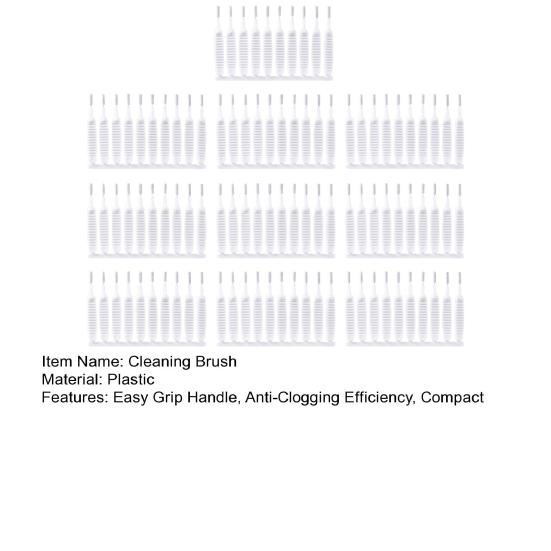 100Pcs Shower Hole Cleaning Brush Non-Slip Handle Fine Needle Anti-Clogging Penetration Brush Portable Bathroom
