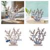 Mediterranean Birthday Gift Crafts Coral Statue for Desktop Indoor Bookshelf