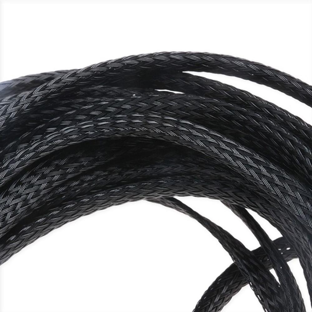 Black Tight PET Expandable Wire Protection Cable Braid Sleeving Insulation