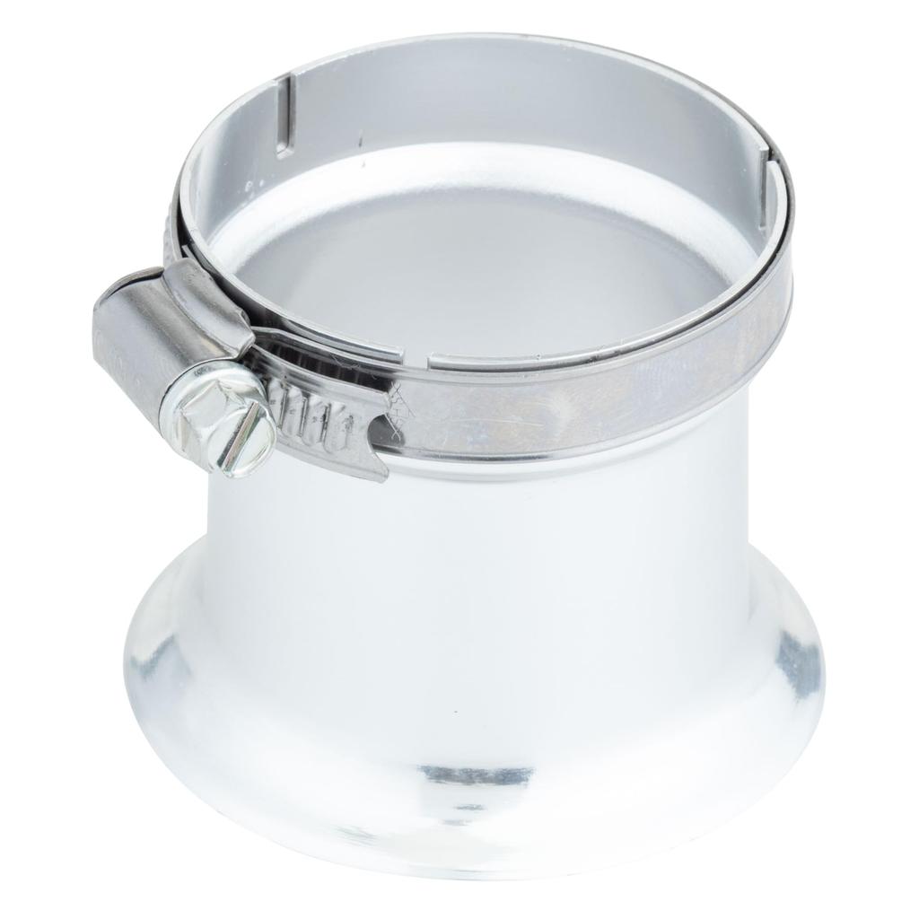 Kijima 102-4259 Motorcycle Parts Air Funnel, Universal Use, Inner Diameter 1.9 Inches (49 Mm), Aluminum Silver Finish
