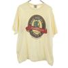 JERZEES Brewery Creek Badger Print Short Sleeve T-shirt XL Yellow Animal Men's Used