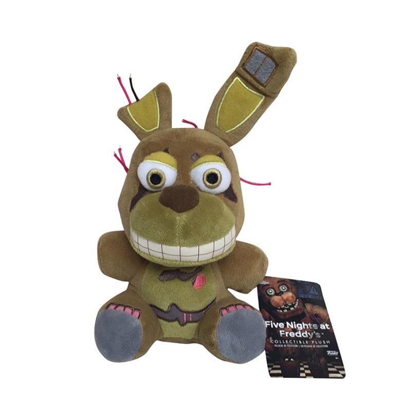18cm FNAF wypchane pluszowe zabawki Freddy fazbear niedźwiedź Foxy królik Bonnie Chica Peluche Juguetes 5 nocy w Freddy pluszowe zabawki prezenty