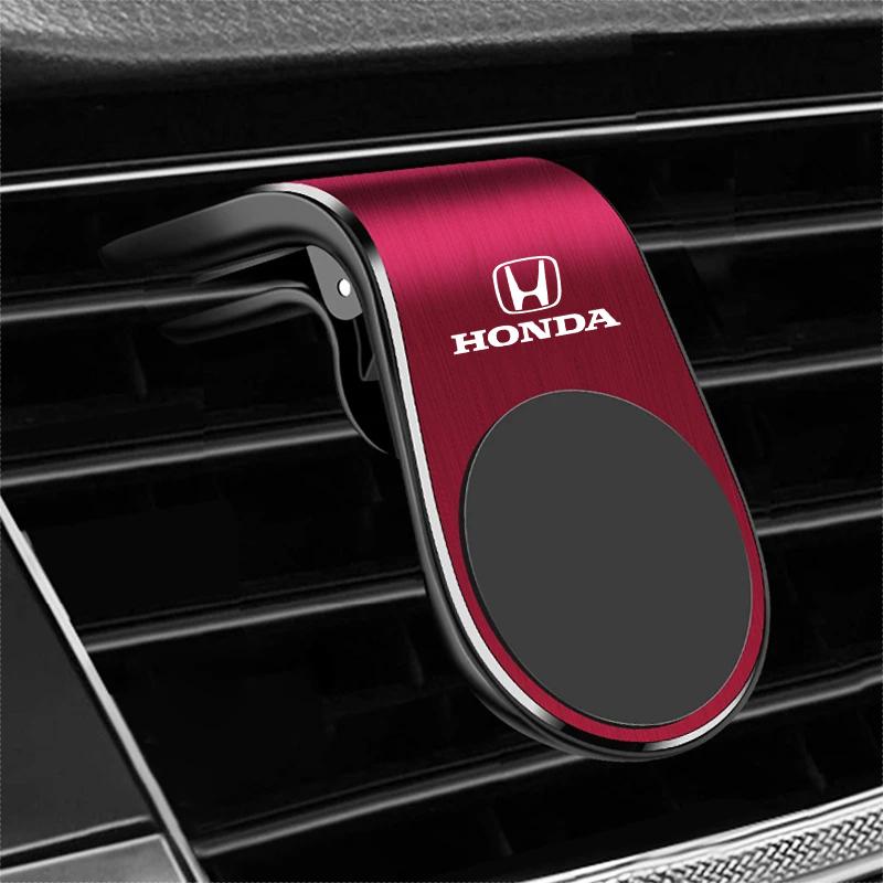 Car Mobile Metal Magnetic Car Phone Holder Accessories For Honda CRV CRZ Accord Civic FIT Insight Jazz HRV Vezel 5th CRX Stepwgn SM1