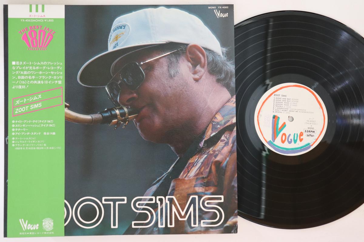 

LP Record ZOOT SIMS - Zoot Sims YX4062 VOGUE 1977 Japan Obi Jazz Used