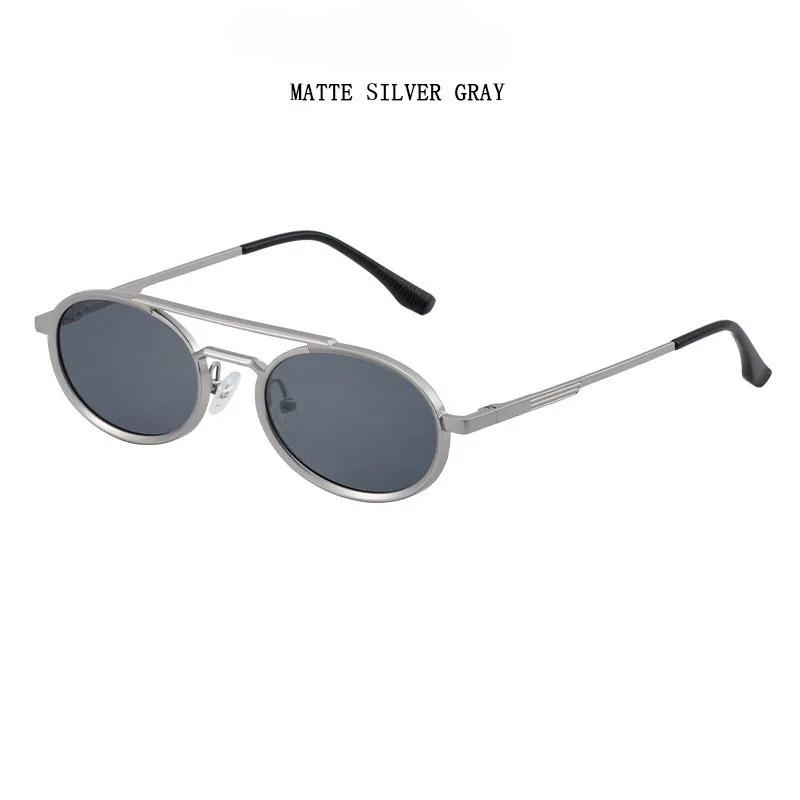 Oval Goggles Women Trendy Steampunk Sunglass Men Vintage Punk Trendy Eyeglasses Glasses De Sol Hombre Lunette Soleil Femme