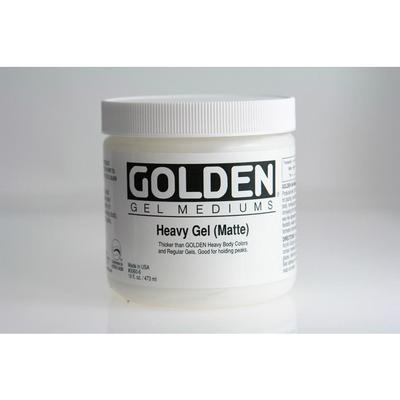 Thick Structure Gel - GOLDEN ARTIST COLORS - Heavy Gel - 473ml - Colorless - Matte Finish