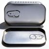 1Pcs Sardine Can Shaped Storage Tin Box Portable Tinplate Material Sealed Jar With Lid For Storing Small Items Household Goods