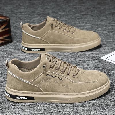 Herfst Heren Ademende Werkveiligheidsschoenen Trendy Casual Sportschoenen Veelzijdige Boardschoenen voor Motorrijders