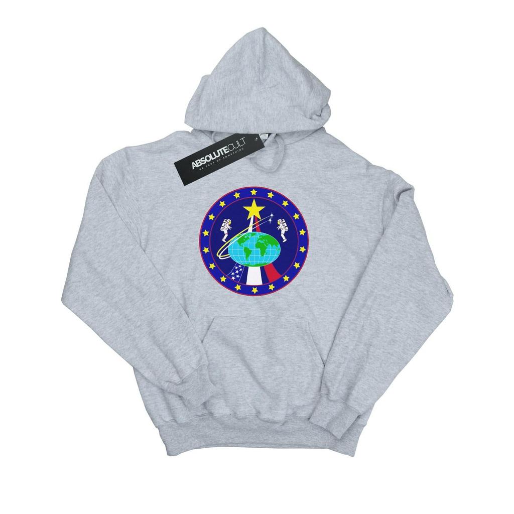 NASA Mens Classic Globe Astronauts Hoodie
