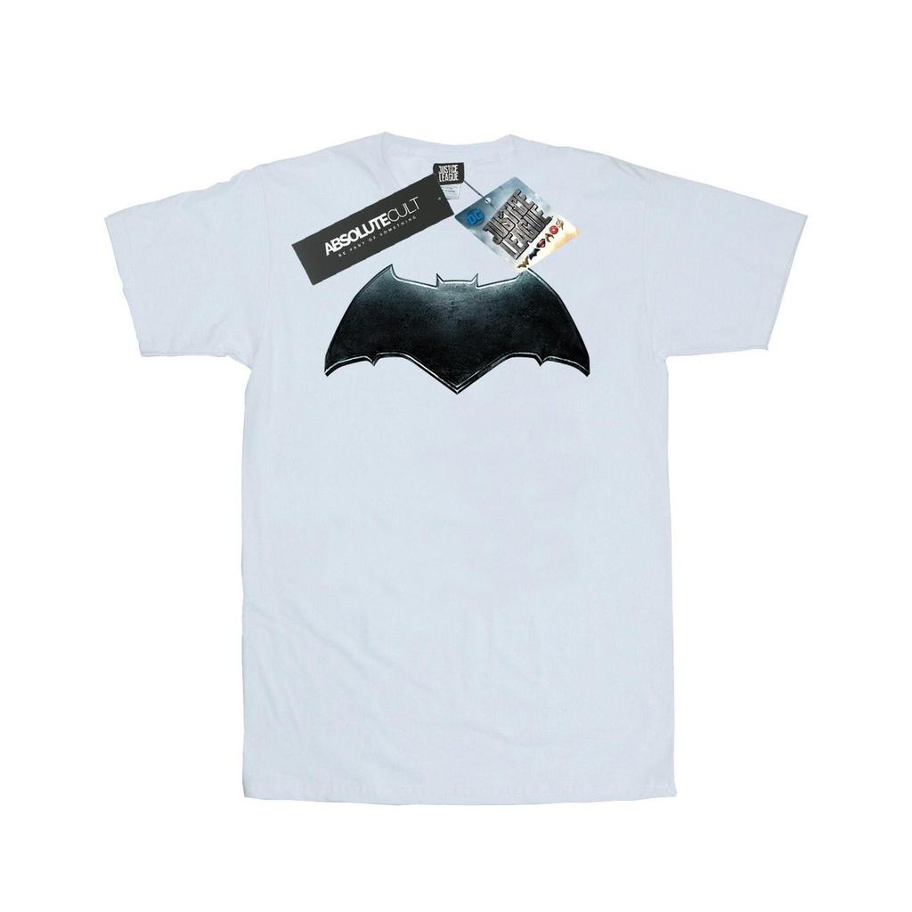 DC Comics Mens Justice League Movie Batman Emblem T-Shirt