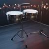 Latijnse Timbales Metalen Schelp Timbales Drumstel Koebel Timbale Set Verstelbare Hoogte Percussie-instrument Antislip Voeten