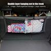 Toy Organizer Hammock Stuffed Animal Storage Net for Kids, Bedside & Car Trunk Vehicle Accessories Cargo Net, 70/80cm Stretchy Double Layer