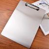 4X Metal Clipboard Folder A4 Stainless Steel Clip Board Bill Storage Folder Writing File Board Menu Splint for Business