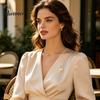 Daily Wear Brooch Minimalist Arched for Men Women, Golden Silver Alloy Lapel Pin Pin, Decorative Accessory Coats Dresses Suits Sweaters Anti Oxidation