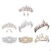 Royal Bridal Tiara Crown for Women And Girls Fairy Princess Elegant Jewelry Hair