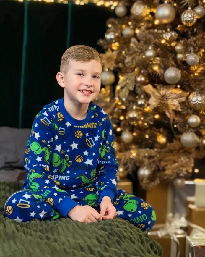 Kids’ Winter Pajamas (Boys) – Colorful Print & Cozy Fleece Fabric, Winter, 6076-028-4 HC