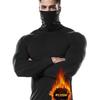 Herren Thermisches Fleece Laufshirt mit hohem Kragen