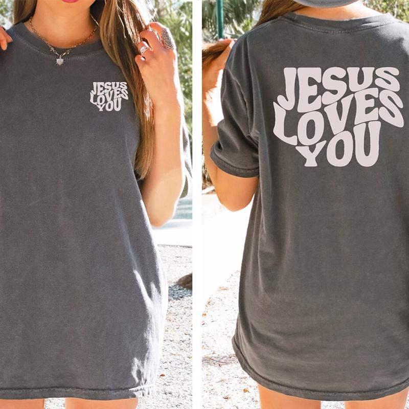 

Walk By Faith Not By Sight Велика футболка Christian Loose Tee Women Casual 100% cotton Faith Based Aesthetic Top XL сірий