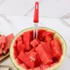 Corrosion Resistant Fruit Knife Stainless Steel Watermelon Cutter Tool Fruit Slicer for Pineapple Mango Cantaloupe for Camping