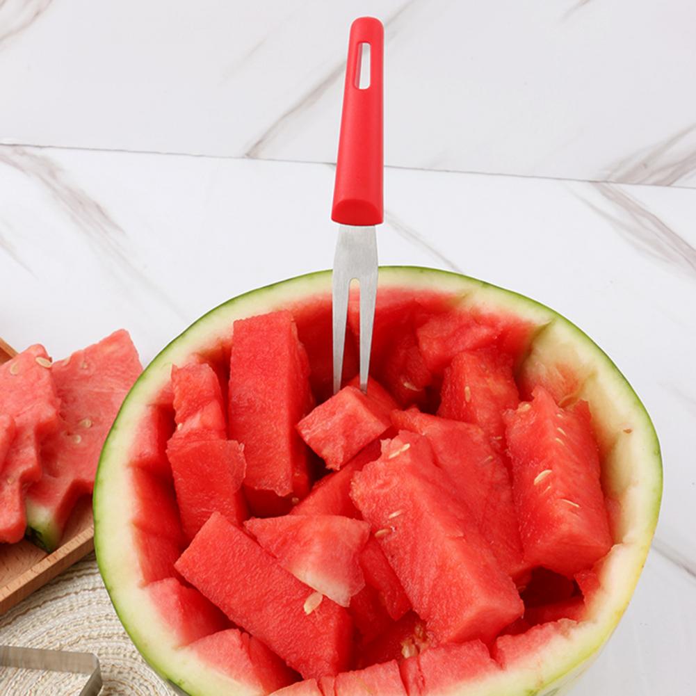 Corrosion Resistant Fruit Knife Stainless Steel Watermelon Cutter Tool Fruit Slicer for Pineapple Mango Cantaloupe for Camping