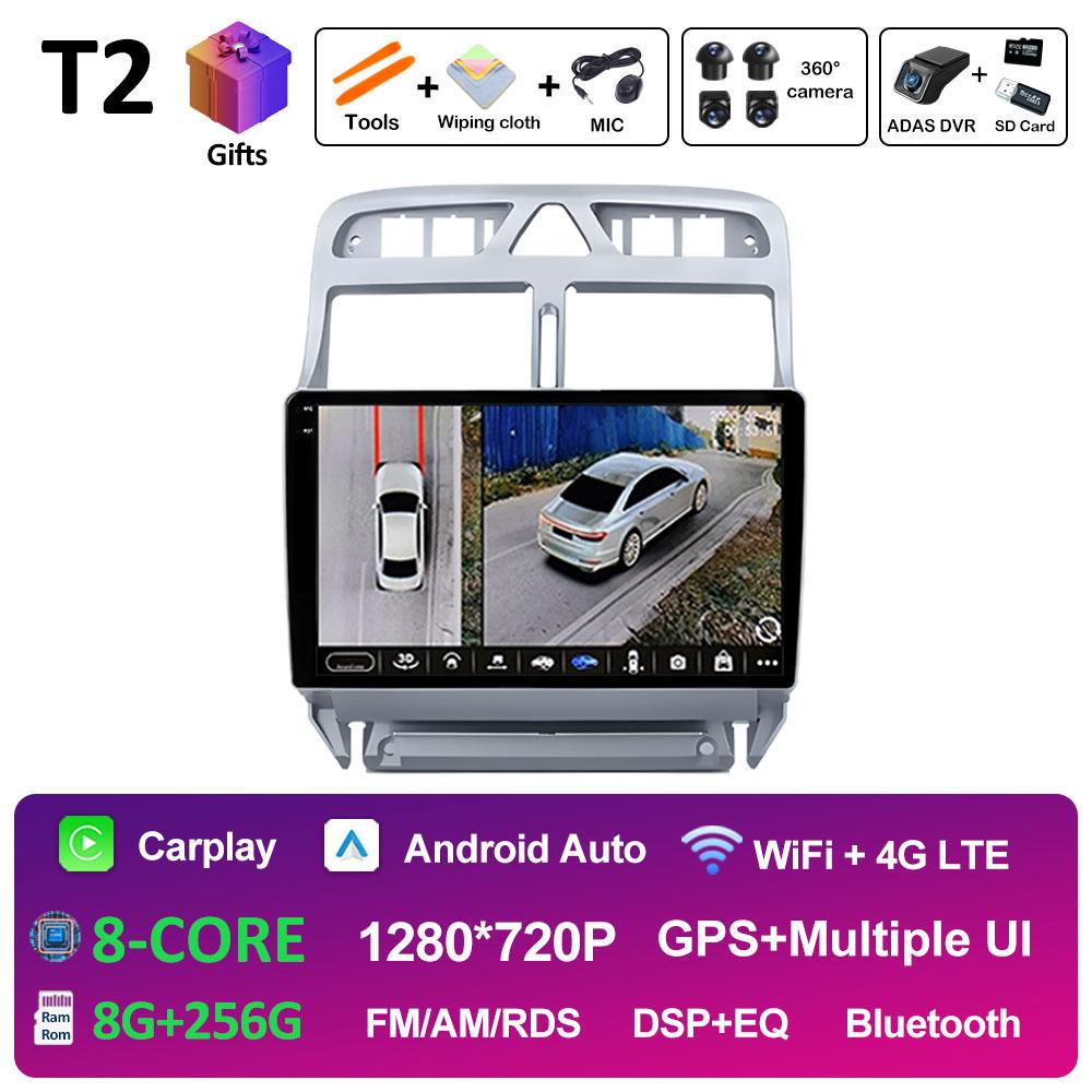 Car Video Audio Multimedia Player For Peugeot 307 307CC 307SW 2002 2003 2004 2005 - 2013 Navigation GPS DSP Stereo Accessories