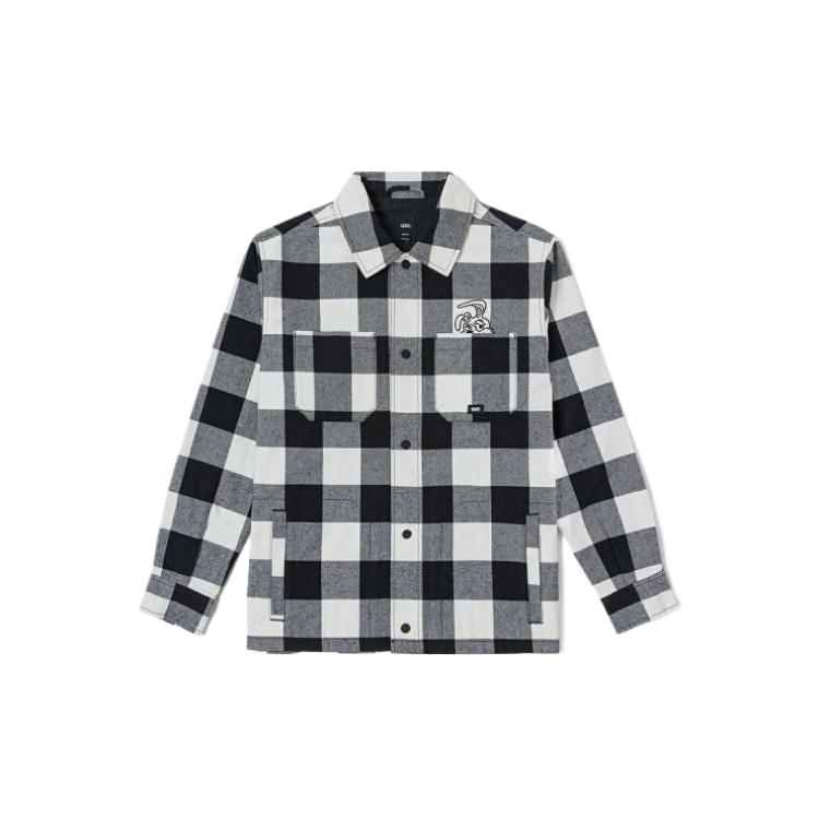 Vans Jackets Men s Black Lapel Moderate Other VN0002EFBPX M