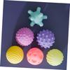6er-Pack sensorische Bälle für Kinder, Babyspielzeug, mehrfarbige sensorische Bälle mit Textur, Set aus weichen Massagebällen mit Textur