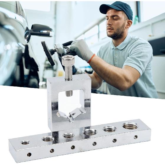 Bolt Drill Jig Metric, VS559 Metal Nut Bolt Drill Jig High Hardness Safety Wire Drill Set for Secure Locking Wire