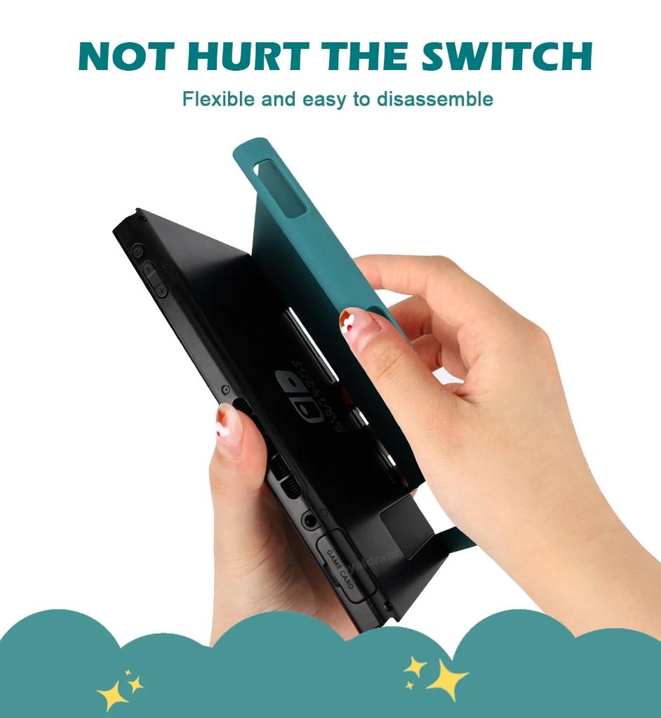 Alchemist Cat para Nintend Switch Capa protetora Kawaii Hard PC para controle NS Switch Joycons Protector