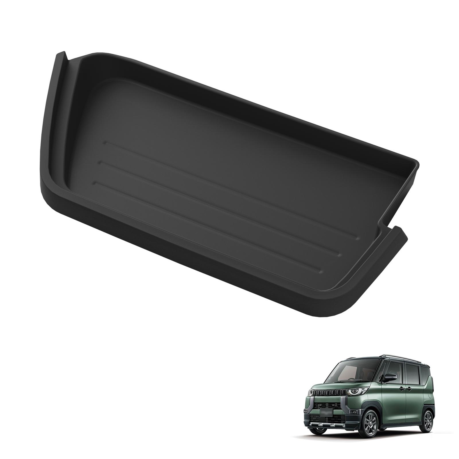 for Mitsubishi Delica Mini  2025 Silicone Center Console Storage Box Pad Tray Organizer Mat Car Interior Accessories Black