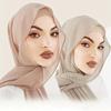 Premium Perfect Matching Color Breathable Undercap Plain Light Weight Chiffon Modal Hijab Scarf