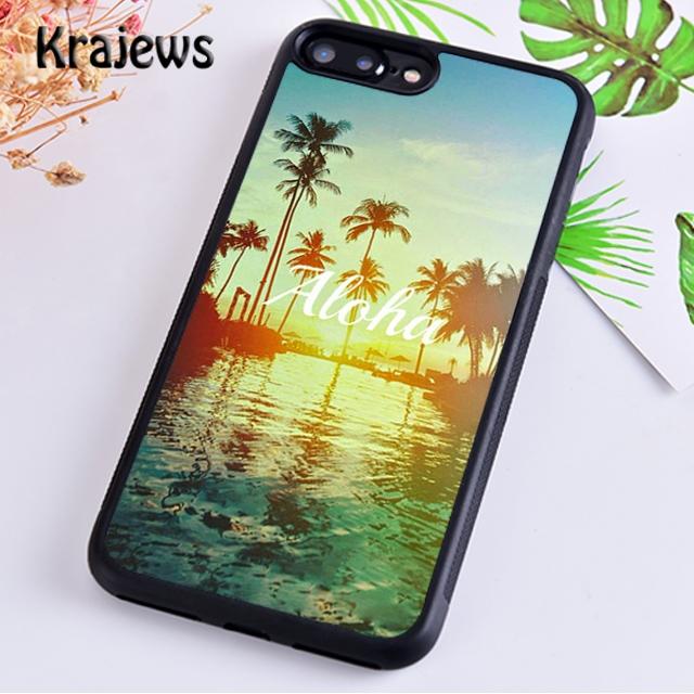 Aloha Hawaii Hawaiian Beach Palms For iPhone 17 Air 16 Phone Case Cover 15 14 Plus 12 13 Pro Max Fundas