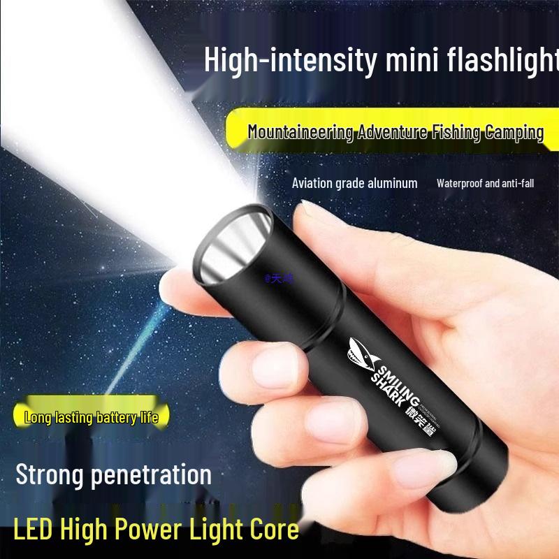 Portable Mini Waterproof Flashlight with Long Battery Life and Range for Outdoor and Home Emergencies