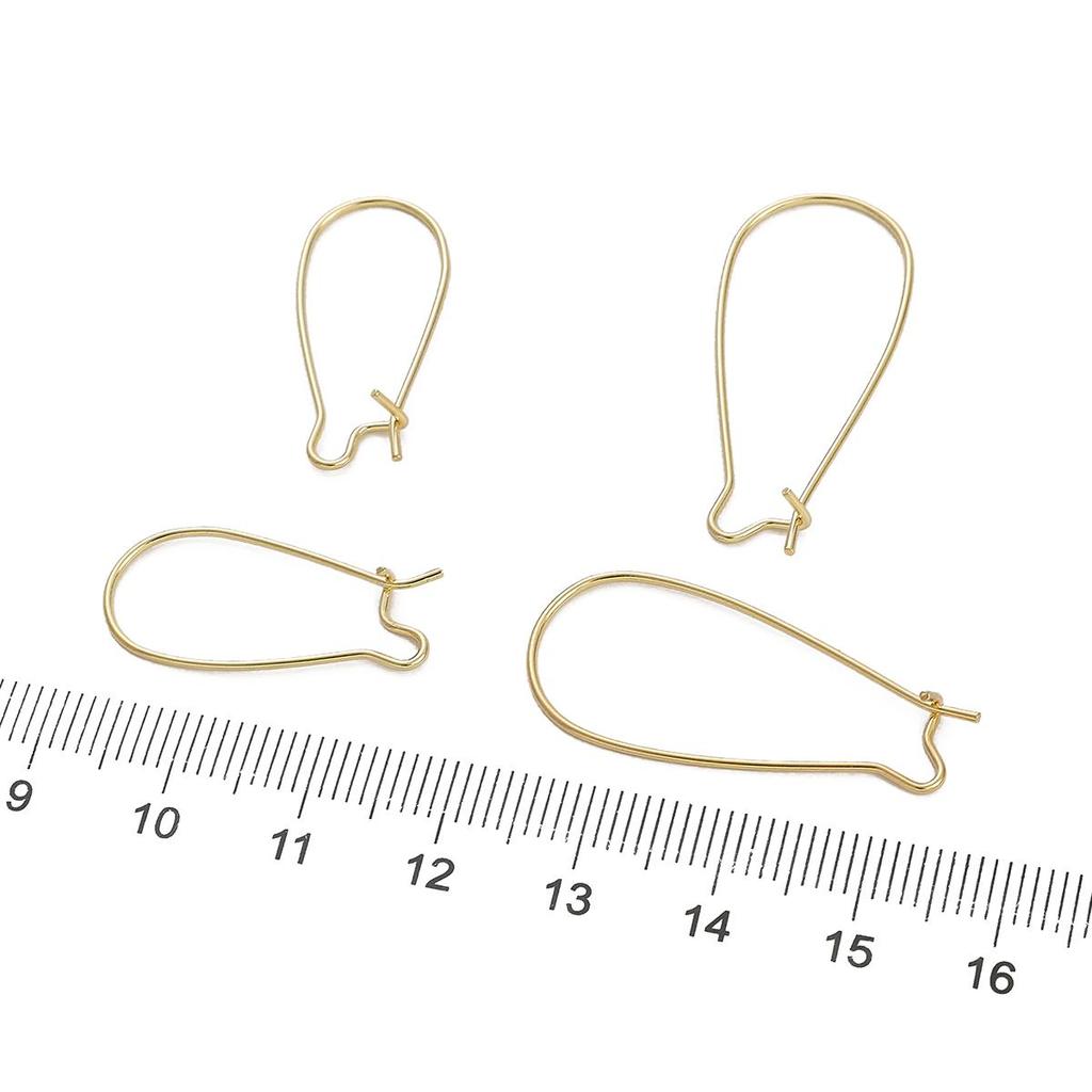 Kobber Kanin Øre Lang Ørekrok For DIY smykker Making Craft Accessories