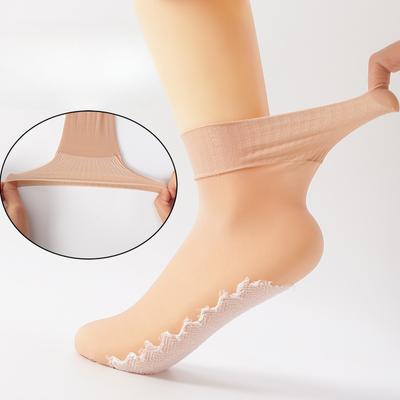 10 Pairs of Women's Summer Thin Non Slip Bottom Wide Mouth Loose Mouth In The Tube Stockings