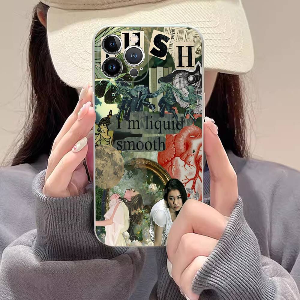 Singer M-Mitski For IPhone 17 16 15 14 13 12 11 Pro Max Plus Mini Funda For Transparent Cover