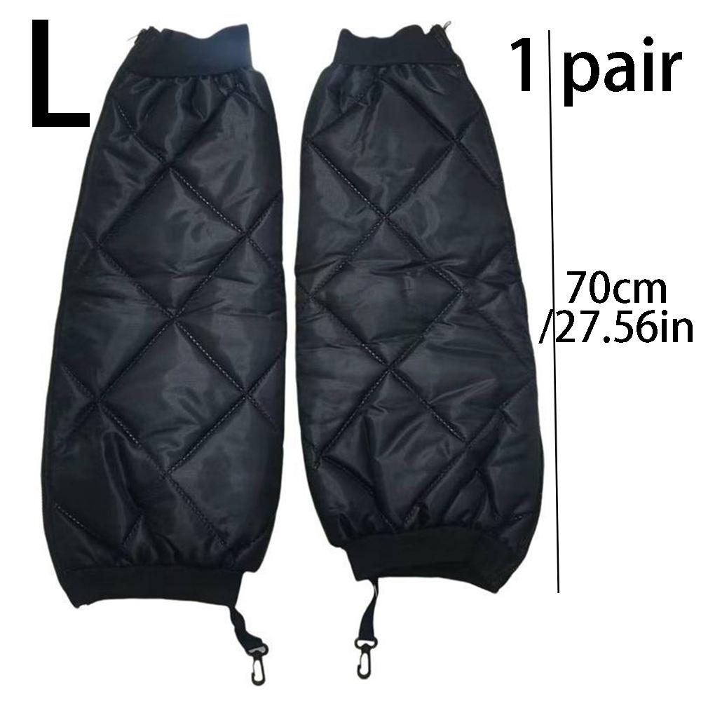Electric Scooter Knee Pads – Thermal Quilted Motorcycle Riding Gear With Zippered Leg Coverage, Stylish Design, Warm Winter