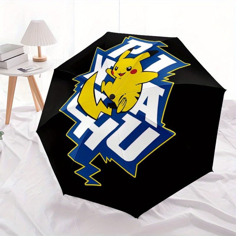 1pc Pikachu Electric Windproof Automatic Umbrella, Lightweight for Women/Men, Perfect Christmas Gift a0811196