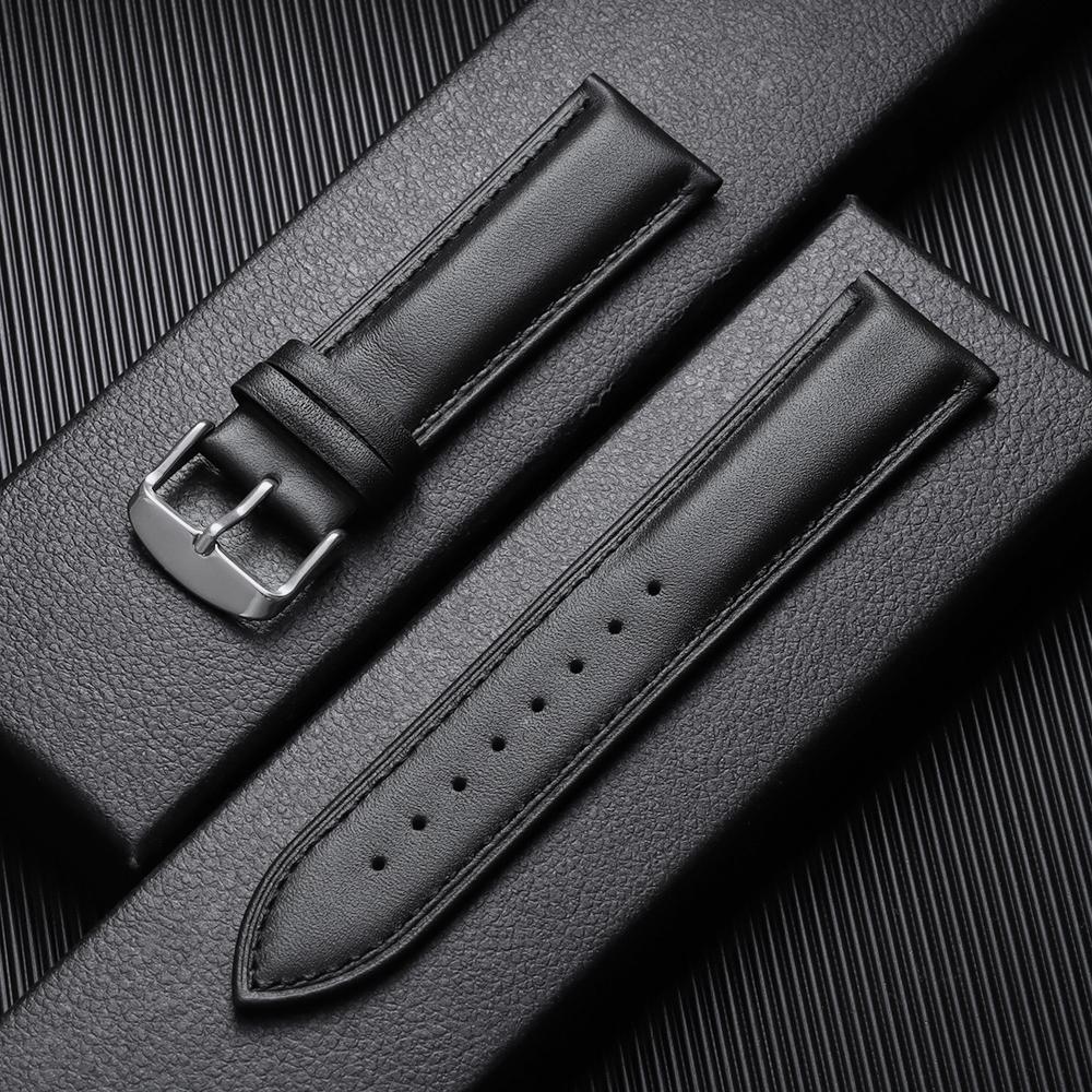 Kalbsleder Uhrenarmband Weiches Lässiges Armband 12/13/14/15/16/17/18/19/20/21/22/23/24mm für Herren Damen Ersatzband