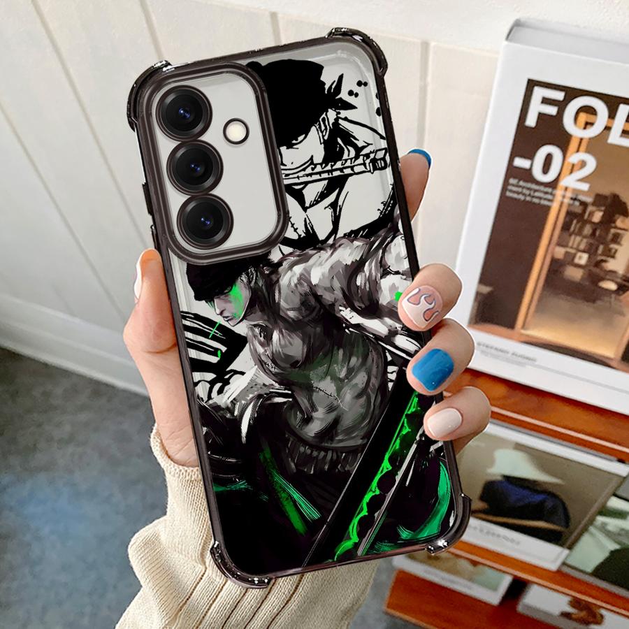 Anime Ones Pieces Zoro Case for Samsung Galaxy A52 A13 A24 A55 A14 A26 A53 A21s A56 A34 A23 A25 A36 A35 A15 A16 A51 A54 A33 Soft