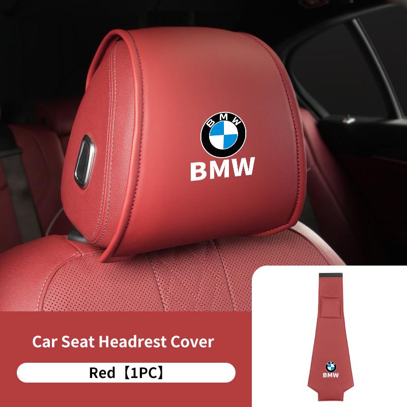 1/2pcs Car Seat Universal Headrest Pillow Anti-dirty Protector Cover For BMW E30 E34 E36 E39 E46 E52 E53 E60 E61 E62 E70 E71 E83