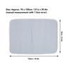 Incontinence Underpad for Bed Wetting Highly Absorbent Waterproof Reusable Slip Resistant Mattress Pad 70 X 100CM