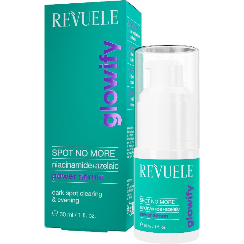 

Сыворотка с ниацинамидом и азелаидом Spot No More Glowify Revuele 30 мл