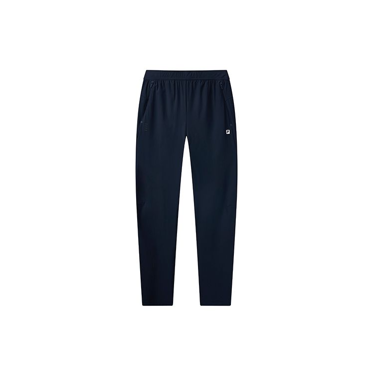 

Fila Легкая атлетика Повседневные Спортивные трикотажные брюки прямого кроя Женские брюки Темно-синие A11W121601F-NV S