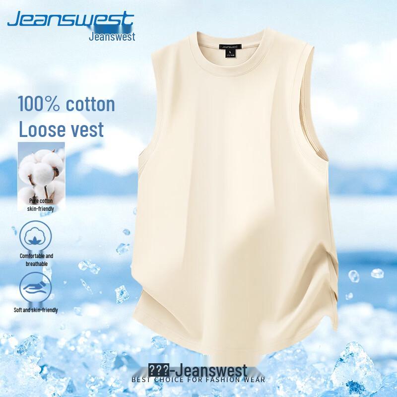 Jeanswest Men s Cotton Sleeveless Tank Top