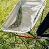 Portable Aluminum Alloy Moon Chair Outdoor Dining Camping Leisure Backrest Beach Camping Chair Foldable Handbag Fishing Chair
